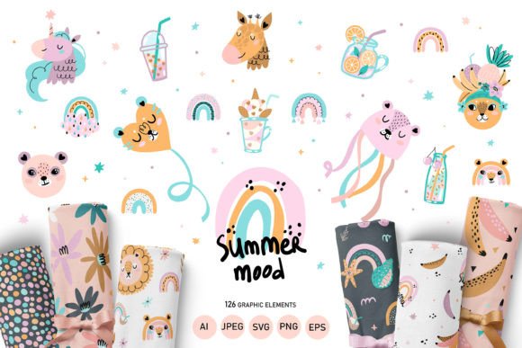 Download Summer Vibes Baby Illustration - Illustration Collection