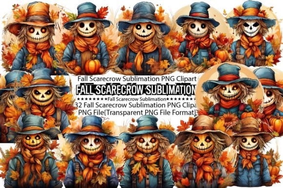Download Fall Scarecrow Sublimation Bundle - Premium Resources