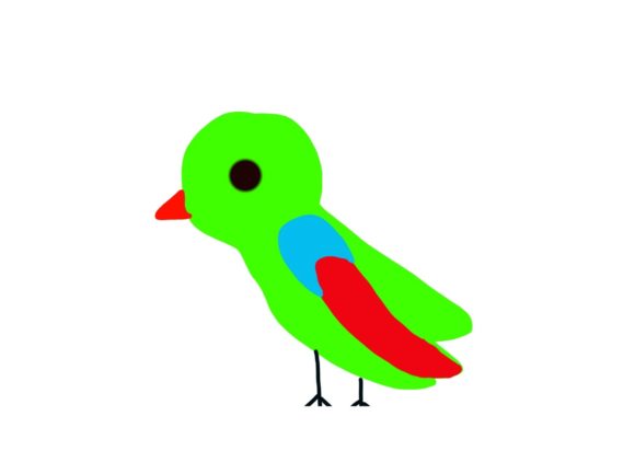 Download Green Bird Illustration/graphic - Illustration Collection
