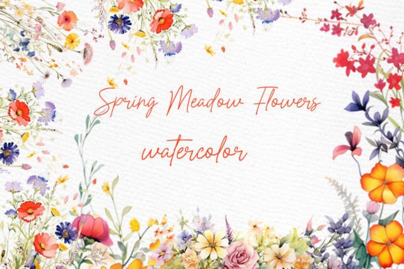 Download Wild Floral Clipart Watercolor Flowers - Watercolor flowers Collection