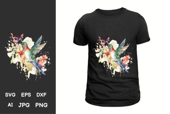 Download Serene Hummingbird Illustration Pack - Illustration Collection